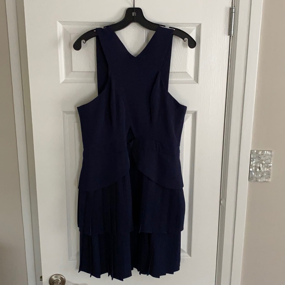 BCBGMAXAZRIA Navy cocktail dress